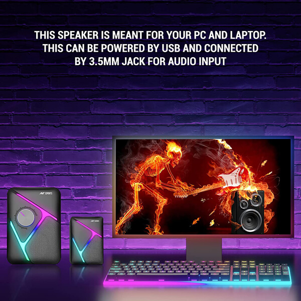 Ant Esports GS270 2.1 RGB Stereo Gaming Speaker